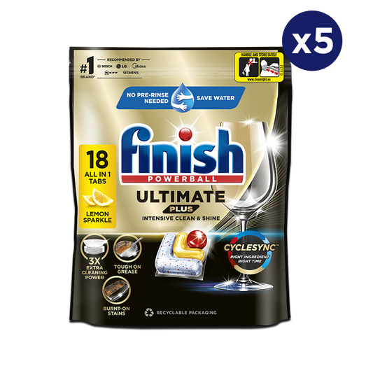 Finish Ultimate Plus Dishwasher Tablets (90 tabs)